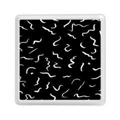 Scribbles Lines Drawing Picture Memory Card Reader (square)