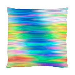 Wave Rainbow Bright Texture Standard Cushion Case (one Side) by Sarkoni