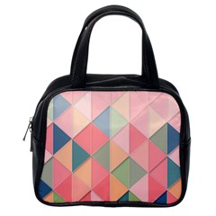 Background Geometric Triangle Classic Handbag (one Side)