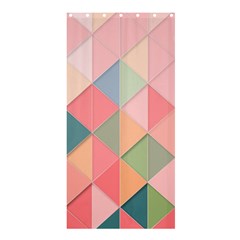 Background Geometric Triangle Shower Curtain 36  X 72  (stall) 