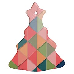 Background Geometric Triangle Ornament (christmas Tree) 