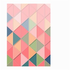 Background Geometric Triangle Small Garden Flag (two Sides)