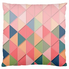 Background Geometric Triangle Standard Premium Plush Fleece Cushion Case (two Sides)