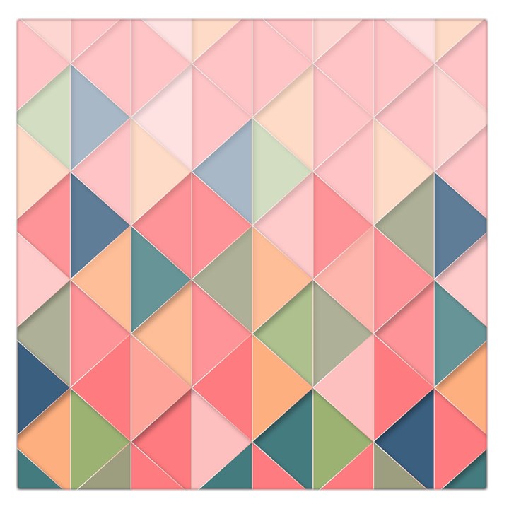 Background Geometric Triangle Square Satin Scarf (36  x 36 )