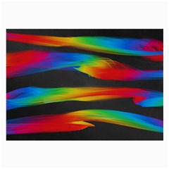 Colorful Background Large Glasses Cloth