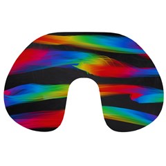 Colorful Background Travel Neck Pillow