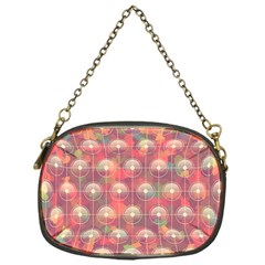 Colorful Background Abstract Chain Purse (one Side)