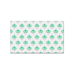 Plant Pattern Green Leaf Flora Sticker Rectangular (100 pack)