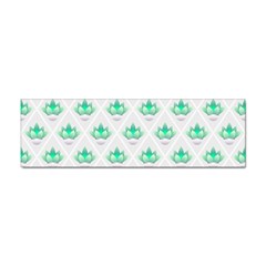 Plant Pattern Green Leaf Flora Sticker Bumper (100 pack)