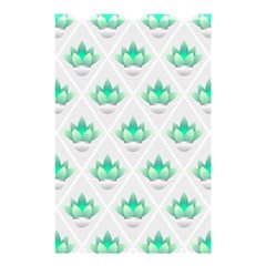 Plant Pattern Green Leaf Flora Shower Curtain 48  x 72  (Small) 