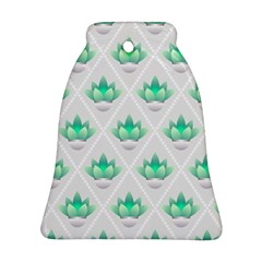 Plant Pattern Green Leaf Flora Ornament (Bell)