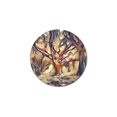 Tree Forest Woods Nature Landscape Golf Ball Marker