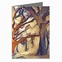 Tree Forest Woods Nature Landscape Greeting Card