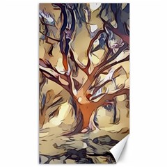 Tree Forest Woods Nature Landscape Canvas 40  X 72  by Sarkoni