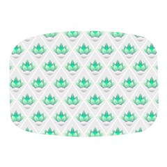 Plant Pattern Green Leaf Flora Mini Square Pill Box