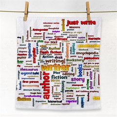 Writing Author Motivation Words Face Towel