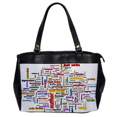 Writing Author Motivation Words Oversize Office Handbag