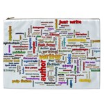 Writing Author Motivation Words Cosmetic Bag (XXL) Front