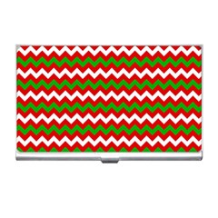 Christmas Paper Scrapbooking Pattern Business Card Holder