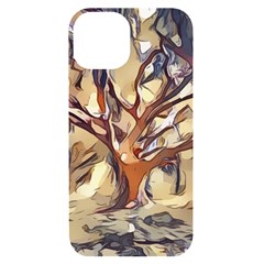 Tree Forest Woods Nature Landscape iPhone 14 Black UV Print Case