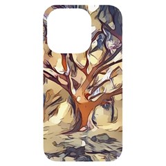 Tree Forest Woods Nature Landscape iPhone 14 Pro Black UV Print Case