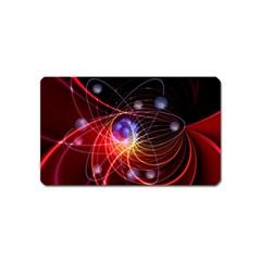 Physics Quantum Physics Particles Magnet (name Card) by Sarkoni