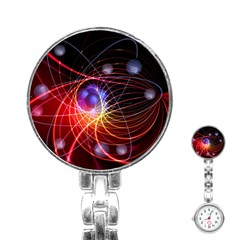 Physics Quantum Physics Particles Stainless Steel Nurses Watch by Sarkoni