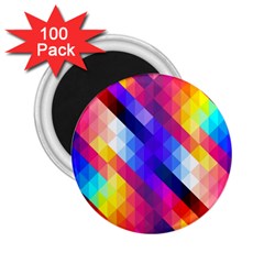 Abstract Background Colorful Pattern 2 25  Magnets (100 Pack)  by Sarkoni