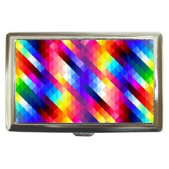Abstract Background Colorful Pattern Cigarette Money Case
