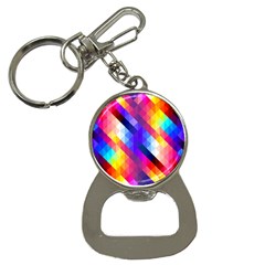 Abstract Background Colorful Pattern Bottle Opener Key Chain