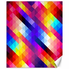 Abstract Background Colorful Pattern Canvas 8  X 10 