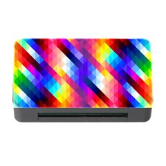 Abstract Background Colorful Pattern Memory Card Reader With Cf