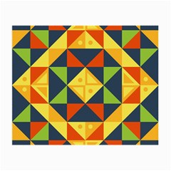 Background Geometric Color Small Glasses Cloth (2 Sides)