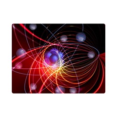 Physics Quantum Physics Particles Premium Plush Fleece Blanket (mini) by Sarkoni