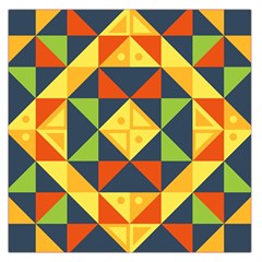 Background Geometric Color Square Satin Scarf (36  X 36 )