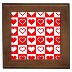 Background Card Checker Chequered Framed Tile by Sarkoni