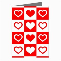 Background Card Checker Chequered Greeting Card by Sarkoni