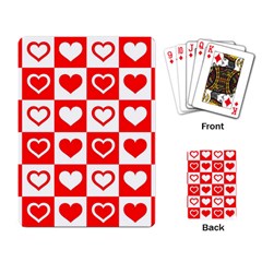 Background Card Checker Chequered Playing Cards Single Design (rectangle)