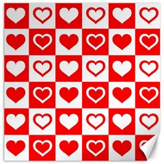 Background Card Checker Chequered Canvas 12  X 12 