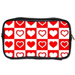 Background Card Checker Chequered Toiletries Bag (one Side) by Sarkoni