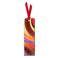 Abstract Colorful Background Wavy Small Book Marks