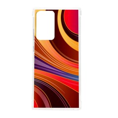 Abstract Colorful Background Wavy Samsung Galaxy Note 20 Ultra TPU UV Case