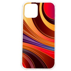 Abstract Colorful Background Wavy iPhone 12 Pro max TPU UV Print Case