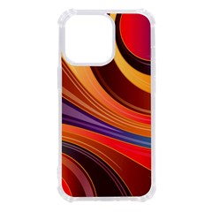 Abstract Colorful Background Wavy iPhone 13 Pro TPU UV Print Case