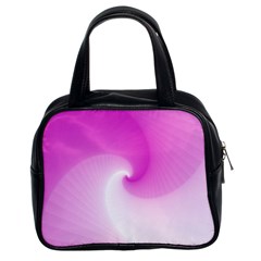 Abstract Spiral Pattern Background Classic Handbag (two Sides)