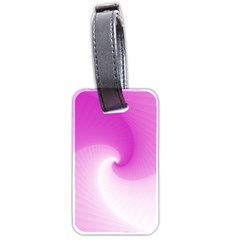 Abstract Spiral Pattern Background Luggage Tag (two Sides)