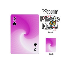 Abstract Spiral Pattern Background Playing Cards 54 Designs (mini)