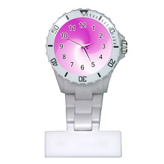 Abstract Spiral Pattern Background Plastic Nurses Watch