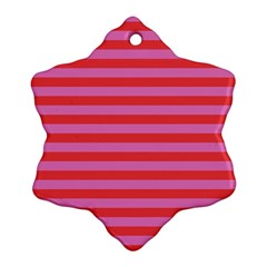 Stripes Striped Design Pattern Ornament (Snowflake)