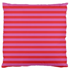 Stripes Striped Design Pattern Large Premium Plush Fleece Cushion Case (Two Sides)